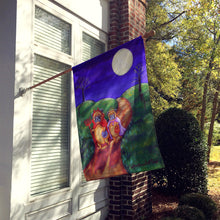 Load image into Gallery viewer, Trick or Treat Halloween Pug Flag Canvas House Size