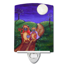 Load image into Gallery viewer, Trick or Treat Halloween Pug Ceramic Night Light 7281CNL