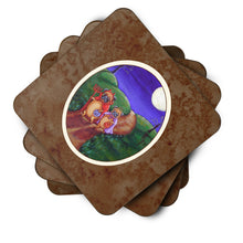 Load image into Gallery viewer, Trick or Treat Halloween Pug Foam Coaster  7281FC