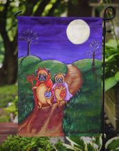 Load image into Gallery viewer, Trick or Treat Halloween Pug Garden Flag – Decorative Outdoor Yard Flag