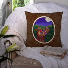 Load image into Gallery viewer, Trick or Treat Halloween Pug Throw Pillow - 14x14 Decorative Pillow – Art for Your Home &amp; Patio 7281PW1414