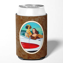 Load image into Gallery viewer, Great Dane with Mona Lisa Can or Bottle Hugger 7282CC