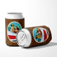 Load image into Gallery viewer, Great Dane with Mona Lisa Can or Bottle Hugger 7282CC