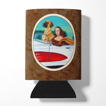 Load image into Gallery viewer, Great Dane with Mona Lisa Can or Bottle Hugger 7282CC