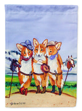 Load image into Gallery viewer, Cowboy Corgi Flag Canvas House Size