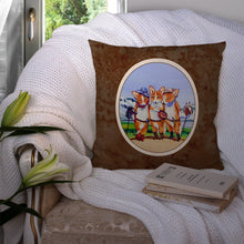 Load image into Gallery viewer, Cowboy Corgi Throw Pillow - 14x14 Decorative Pillow – Art for Your Home &amp; Patio 7283PW1414