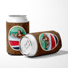 Load image into Gallery viewer, Mona Lisa with  Corgi Can or Bottle Hugger 7284CC