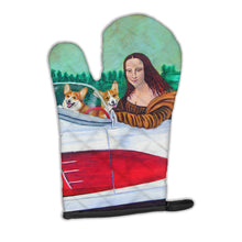 Load image into Gallery viewer, Mona Lisa with  Corgi Oven Mitt 7284OVMT