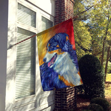 Load image into Gallery viewer, Australian Shepherd Flag Canvas House Size