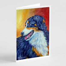 Load image into Gallery viewer, Australian Shepherd Greeting Cards -  Blank Note Cards – 8-Pack of Artist-Designed Cards with Envelopes
