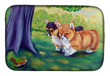 Load image into Gallery viewer, Corgi Dish Drying Mat – Absorbent, Artistic Kitchen Essentials 7293DDM