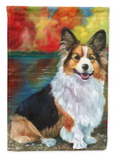 Load image into Gallery viewer, Corgi by the lake Garden Flag – Decorative Outdoor Yard Flag 7294GF