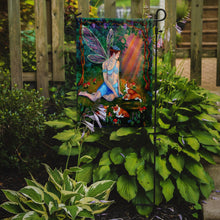 Load image into Gallery viewer, Fairy in the woods with her Corgis Garden Flag – Decorative Outdoor Yard Flag 7295GF