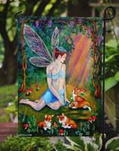 Load image into Gallery viewer, Fairy in the woods with her Corgis Garden Flag – Decorative Outdoor Yard Flag 7295GF