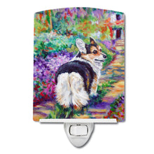 Load image into Gallery viewer, Corgi Garden Path Ceramic Night Light 7297CNL