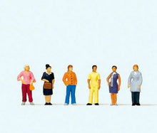 Load image into Gallery viewer, Preiser 79222 N Scale Pedestrians -- Standing Women pkg(6)
