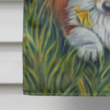 Load image into Gallery viewer, Corgi Pup and Daffodils Flag Canvas House Size 7300CHF