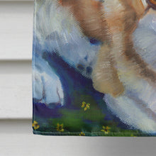 Load image into Gallery viewer, Corgi Mini Daises Flag Canvas House Size 7302CHF