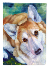 Load image into Gallery viewer, Corgi Mini Daises Garden Flag – Decorative Outdoor Yard Flag 7302GF