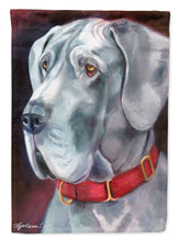 Load image into Gallery viewer, Great Dane Natural Ears Red Collar Garden Flag – Decorative Outdoor Yard Flag 7309GF