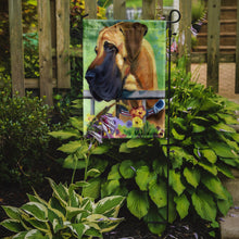 Load image into Gallery viewer, Great Dane Natural Ears Fawn in Flowers Garden Flag – Decorative Outdoor Yard Flag 7311GF