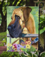 Load image into Gallery viewer, Great Dane Natural Ears Fawn in Flowers Garden Flag – Decorative Outdoor Yard Flag 7311GF