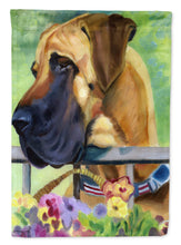 Load image into Gallery viewer, Great Dane Natural Ears Fawn in Flowers Garden Flag – Decorative Outdoor Yard Flag 7311GF