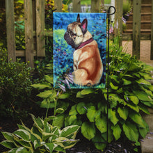 Load image into Gallery viewer, Fawn French Bulldog in Flowers Garden Flag – Decorative Outdoor Yard Flag 7313GF
