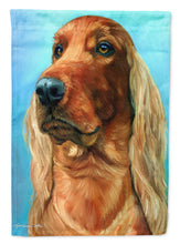 Load image into Gallery viewer, Irish Setter in Blue Flag Canvas House Size 7314CHF