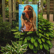 Load image into Gallery viewer, Irish Setter in Blue Garden Flag – Decorative Outdoor Yard Flag 7314GF