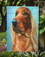 Load image into Gallery viewer, Irish Setter in Blue Garden Flag – Decorative Outdoor Yard Flag 7314GF