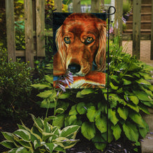 Load image into Gallery viewer, Irish Setter Serious Garden Flag – Decorative Outdoor Yard Flag 7315GF