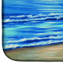 Load image into Gallery viewer, Corgi Beach Ride on Horse Dish Drying Mat – Absorbent, Artistic Kitchen Essentials 7318DDM