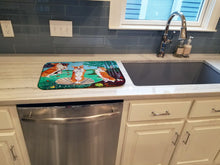 Load image into Gallery viewer, Corgi Birth of Venus Dish Drying Mat – Absorbent, Artistic Kitchen Essentials 7319DDM