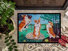 Load image into Gallery viewer, Corgi Birth of Venus Doormat - 24x36 Decorative Floor Mat – Indoor/Outdoor Rug