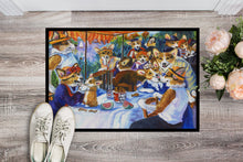 Load image into Gallery viewer, Corgi Boating Party Doormat - 18x27 Decorative Floor Mat – Indoor/Outdoor Rug with Artistic Flair 7321MAT