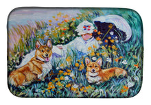 Load image into Gallery viewer, Corgi Classics Dish Drying Mat – Absorbent, Artistic Kitchen Essentials 7324DDM
