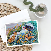 Load image into Gallery viewer, Corgi Classics Greeting Cards -  Blank Note Cards – 8-Pack of Artist-Designed Cards with Envelopes