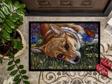 Load image into Gallery viewer, Corgi Pastel Butterfly Doormat - 18x27 Decorative Floor Mat – Indoor/Outdoor Rug with Artistic Flair 7325MAT