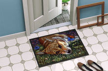 Load image into Gallery viewer, Corgi Pastel Butterfly Doormat - 18x27 Decorative Floor Mat – Indoor/Outdoor Rug with Artistic Flair 7325MAT