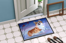 Load image into Gallery viewer, Corgi Snow Cardinal Doormat - 18x27 Decorative Floor Mat – Indoor/Outdoor Rug with Artistic Flair 7328MAT