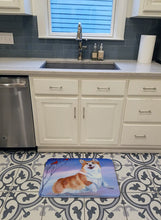 Load image into Gallery viewer, Corgi Snow Cardinal Machine Washable Memory Foam Mat 7328RUG