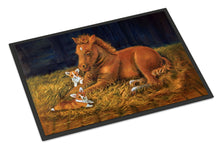 Load image into Gallery viewer, Corgi Sunrise with Colt  Doormat - 24x36 Decorative Floor Mat – Indoor/Outdoor Rug