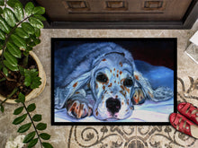 Load image into Gallery viewer, English Setter Pup Doormat - 24x36 Decorative Floor Mat – Indoor/Outdoor Rug