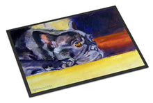 Load image into Gallery viewer, Black French Bulldog Sunny Doormat - 24x36 Decorative Floor Mat – Indoor/Outdoor Rug