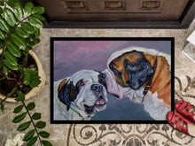 Load image into Gallery viewer, Saint Bernard Whisperer Doormat - 24x36 Decorative Floor Mat – Indoor/Outdoor Rug