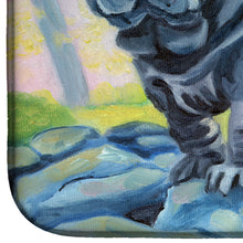 Load image into Gallery viewer, Blue Shar Pei Dish Drying Mat – Absorbent, Artistic Kitchen Essentials 7333DDM