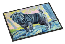 Load image into Gallery viewer, Blue Shar Pei Doormat - 18x27 Decorative Floor Mat – Indoor/Outdoor Rug with Artistic Flair 7333MAT