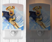 Load image into Gallery viewer, Cozy Airedale Terrier Ceramic Night Light 7335CNL