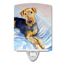 Load image into Gallery viewer, Cozy Airedale Terrier Ceramic Night Light 7335CNL